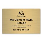 Plaque professionnelle pvc 30x20 personnalisée avec logo | notaires - or lettres noires - or lettres ... Plaque professionnelle pvc 30x20 personnalisée avec logo | notaires - or lettres noires - or lettres ...