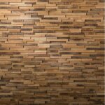 Decoon - parement bois recyclé 0, 57 m2 teck vieilli Decoon - parement bois recyclé 0, 57 m2 teck vieilli