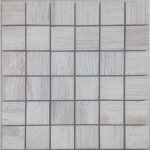 Decora mosaicos carrelage mosa�que forest bois blanc 29x29 cm