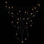 D�coration lumineuse led fen�tre figurine de no�l �clairage blanc - chaud choix cerf