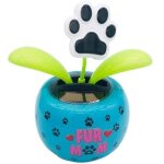 D�coration solaire fleur oscillante - or - int�rieur - mixte