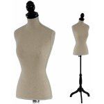 Buste de couture mannequin femme dco vitrine beige dec04007