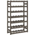 D�coshop26 - casier range bouteilles �tag�re de rangement vin pour 42 bouteilles 7 niveaux en bois de ...