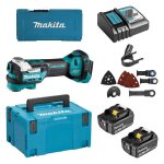 Dcoupeur - ponceur multifonctions makita dtm52rtjx1 - 18v