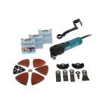 Découpeur ponceur multifonctions makita tm3010cx3j - 320w - avec accessoires - en coffret mak - pac Découpeur ponceur multifonctions makita tm3010cx3j - 320w - avec accessoires - en coffret mak - pac