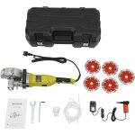 Decoupeuse de cannelure de mur rainure profondeur 37 mm machine de decoupe de rainures murales 4000 w ...