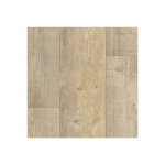 D�coweb - sol lino eco - imitation parquet bois blanc vieilli - rouleau de 4m x 3m