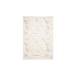 D�coweb - tapis de salon en mati�re recycl�e - ode � la nature - beige et cr�me - 120 x 170 cm