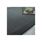 D�coweb ? tapis sisal yucatan noir ? ganse coton noire ? 160 x 230 cm ? antistatique et antid�rapant ...