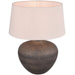 Defibrico - pied de lampe abat - jour c�ramique sand lou �38 cm trio lighting