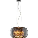 Defibrico - suspension 5xg9 max 42w verre chrome 40 cm - trio - vapore 44390345 44390345 44390345 44390345 ...