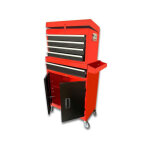 Defpro ? servante d'atelier roulante 7 tiroirs en m�tal ? charge maximale 45 kg ? dimensions h103 x l52 ...