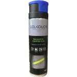 Delkolor - peinture de traage et marquage au sol fluo en arosol - 500ml couleur: bleu