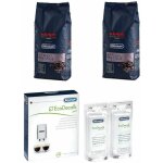 Lot de 2 paquets caf� en grains kimbo espresso prestige 1kg et 1 d�tartrant