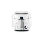 Delonghi - f38436 friteuse electrique classique rotofry - blanc