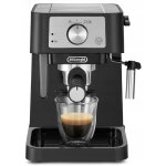 Delonghi stilosa machine � caf� noir acier inoxydable