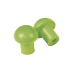 Lot de 10 paires de bouchons d'oreille rechange - delta plus vert
