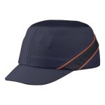 Casquette anti - heurt air coltan bleu marine visière courte 5cm delta plus Casquette anti - heurt air coltan bleu marine visière courte 5cm delta plus