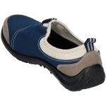 Demi - bottes en polyester et coton - semelle polyurthane monodensit gris - marine 42