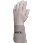 Gants de soudeur cuir fleur taille 10 - blanc Gants de soudeur cuir fleur taille 10 - blanc