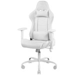 Deltaco gam - 096 - w chaise gaming blanche ergonomique