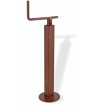 Dema - béquille carrée pour remorque 40x40 mm - charge 250 kg / levée 175 mm Dema - béquille carrée pour remorque 40x40 mm - charge 250 kg / levée 175 mm