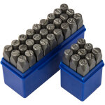 Dema - chiffres et lettres � frapper 10 mm 36 pi�ces