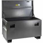 Dema - coffre de chantier verrouillable grey xxl - 420 litres - acier