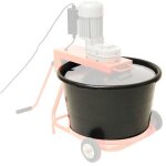 Dema - cuve de malaxeur � mortier 55 litres