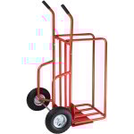 Dema - diable - chariot manutention porte - bûches - 150 kg maxi Dema - diable - chariot manutention porte - bûches - 150 kg maxi