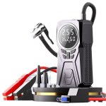 D�marreur de batterie de voiture avec compresseur d'air, pompe � air multifonctionnelle, alimentation ...