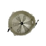 Demi - cuve arri�re sans palier ni roulement pour lave linge. . .