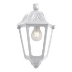 Demi - lanterne murale fumagalli iesse e27 ip55 - blanc