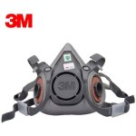 Demi - masque r�utilisable 3m? 6200 certifi� en140 syst�me bi - filtres pour protection respiratoire ...