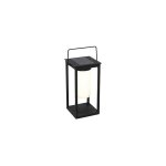 Denlu - led dimmable lampe de table solaire variateur inclus - 1 lumire - l 14. 3 cm - noir - moderne ...