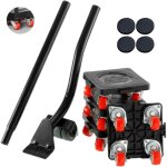 D�place meubles, coin roulant kit d'outils grands et petits sans effort, maximum capacit� de charge 400kg, ...