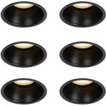 Dept - spot encastrable - 6 pi�ces - � 8. 8 cm - noir - moderne - �clairage int�rieur - salon i chambre ...