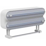 D�rouleur film alimentaire 3 en 1 magn�tique, distributeur papier aluminium et film avec porte - sopalin, ...