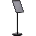 Design in - support d'affiche a4 sur pied noir alliage d'aluminium cfw66211