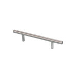 Poign�e barre l. 160 x �12 x 96 mm design mat inox bross� - dm003. in. 12. 96. 5