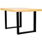 Design pied de table en profils d'acier 2 pices armature de table acier de haute qualit largeur 60 ...