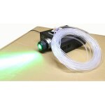 Kit fibre optique 25 m�tres 45w n�on rgb 'side glow' pour piscines, bassins