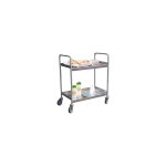 Matis�re - desserte inox 2 plateaux - charge max 300kg - 880000633