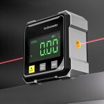 D�tecteur d?angle num�rique magn�tique 4 faces ? niveau num�rique avec r�tro�clairage, rapporteur d?onglet ...