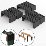 Deuba - lot de 12 patins protecteurs en caoutchouc ? patins de chaise ? patin pour meubles - réutilisables ... Deuba - lot de 12 patins protecteurs en caoutchouc ? patins de chaise ? patin pour meubles - réutilisables ...