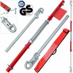 Deuba - barre de remorquage voiture 2000kg syst�me d'amortissement ressort barre de d�pannage t�v s�d ...