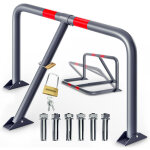 No brand - barrière de parking rabattable 80x47x44 cm barrière de stationnement avec cadenas arceau de ... No brand - barrière de parking rabattable 80x47x44 cm barrière de stationnement avec cadenas arceau de ...