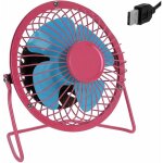 Markenartikel - mini ventilateur de bureau usb métal inclinable à 360° ø 13, 5cm marche / arrêt - débit ... Markenartikel - mini ventilateur de bureau usb métal inclinable à 360° ø 13, 5cm marche / arrêt - débit ...