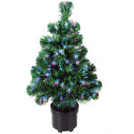 Deuba sapin de noël 66 cm arbre artificiel 9 effets de lumière décoration maison fêtes Deuba sapin de noël 66 cm arbre artificiel 9 effets de lumière décoration maison fêtes