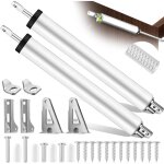 Deux ferme - portes avec amortissement pneumatique, angle r�glable, silencieux, en alliage d'aluminium, ...